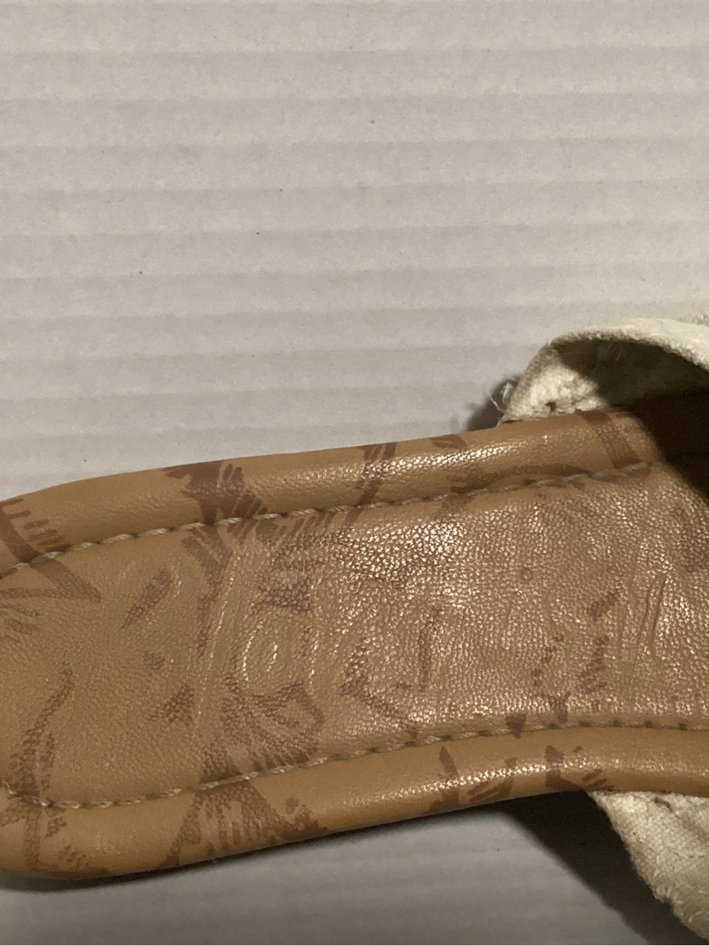 Blowfish Cream Knot-Top Slide Sandals Size 8 - Picture 7 of 9